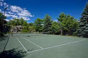 Composite Tennis Court - Country homes for sale and luxury real estate including horse farms and property in the Caledon and King City areas near Toronto